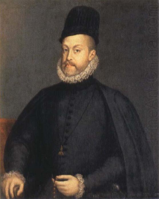 Sofonisba Anguissola Phillip II Holding a rosary china oil painting image